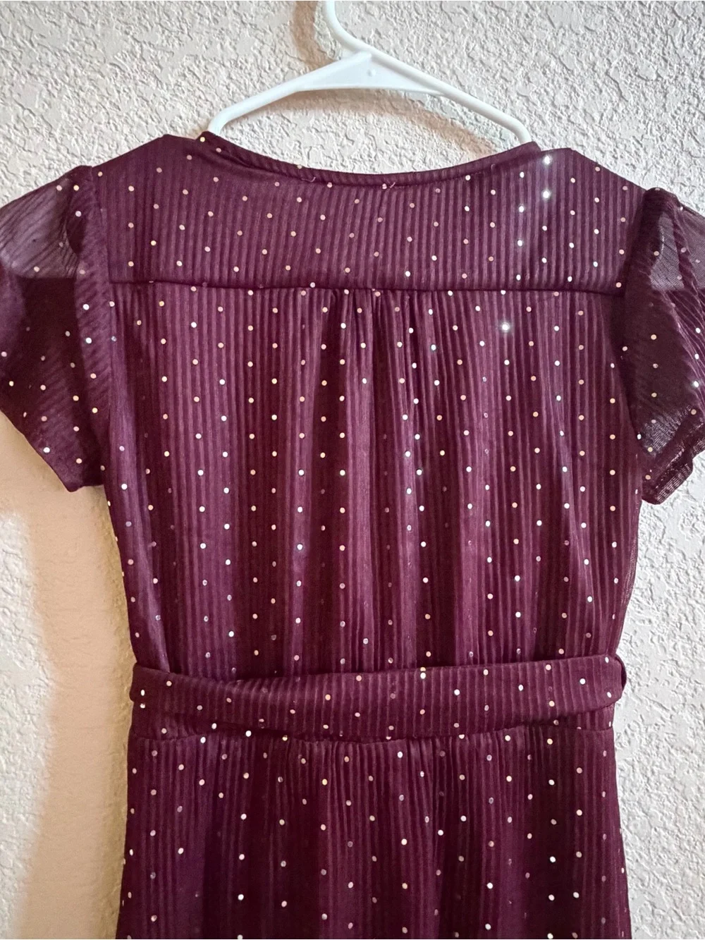 Baltic Born Youth 14-16 Grace Sparkle Gown Mulberry Maxi Dress Medium NWT Sequin